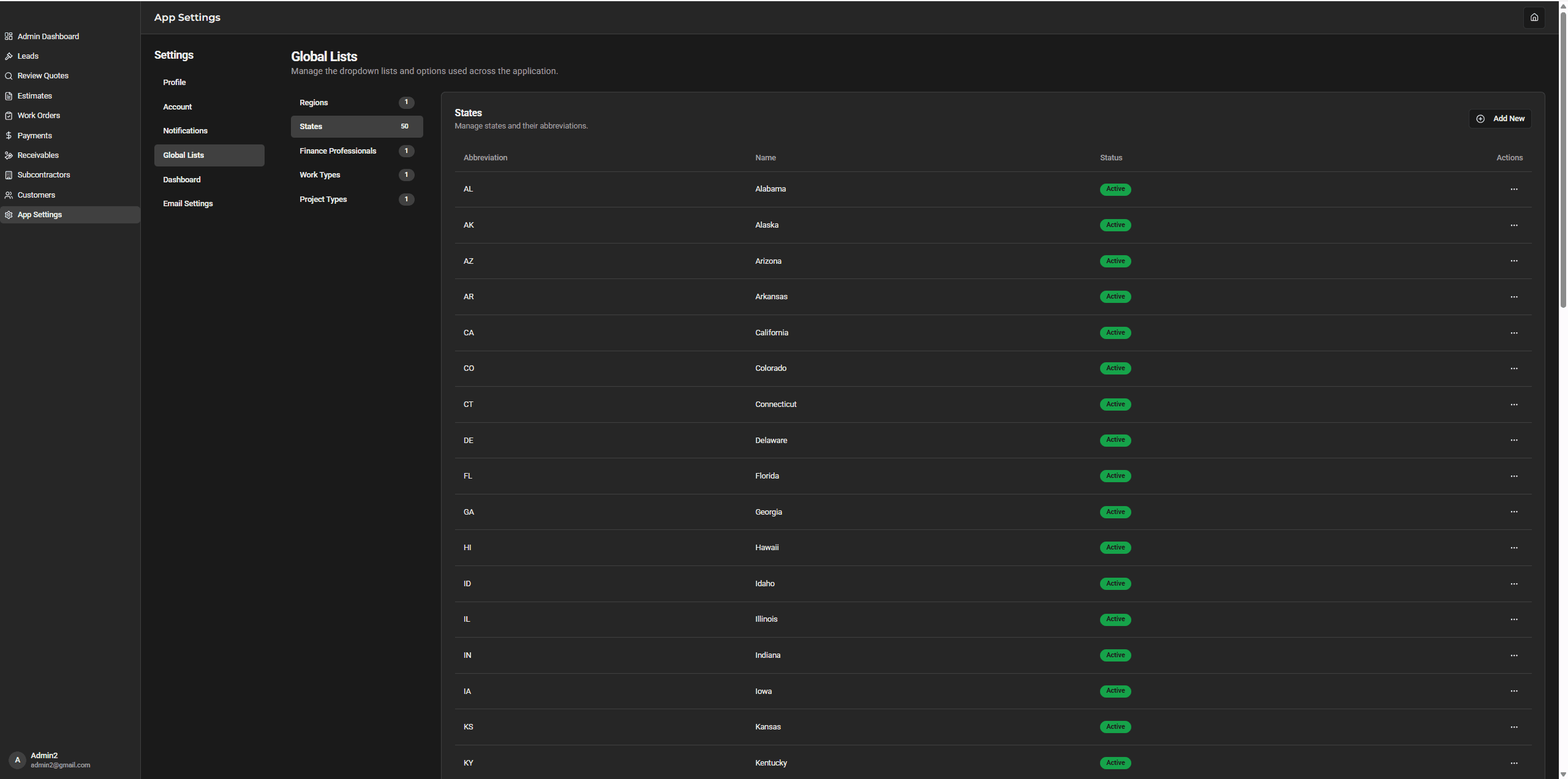 Subcontractor Bidding & Job Management Platform — screen 11