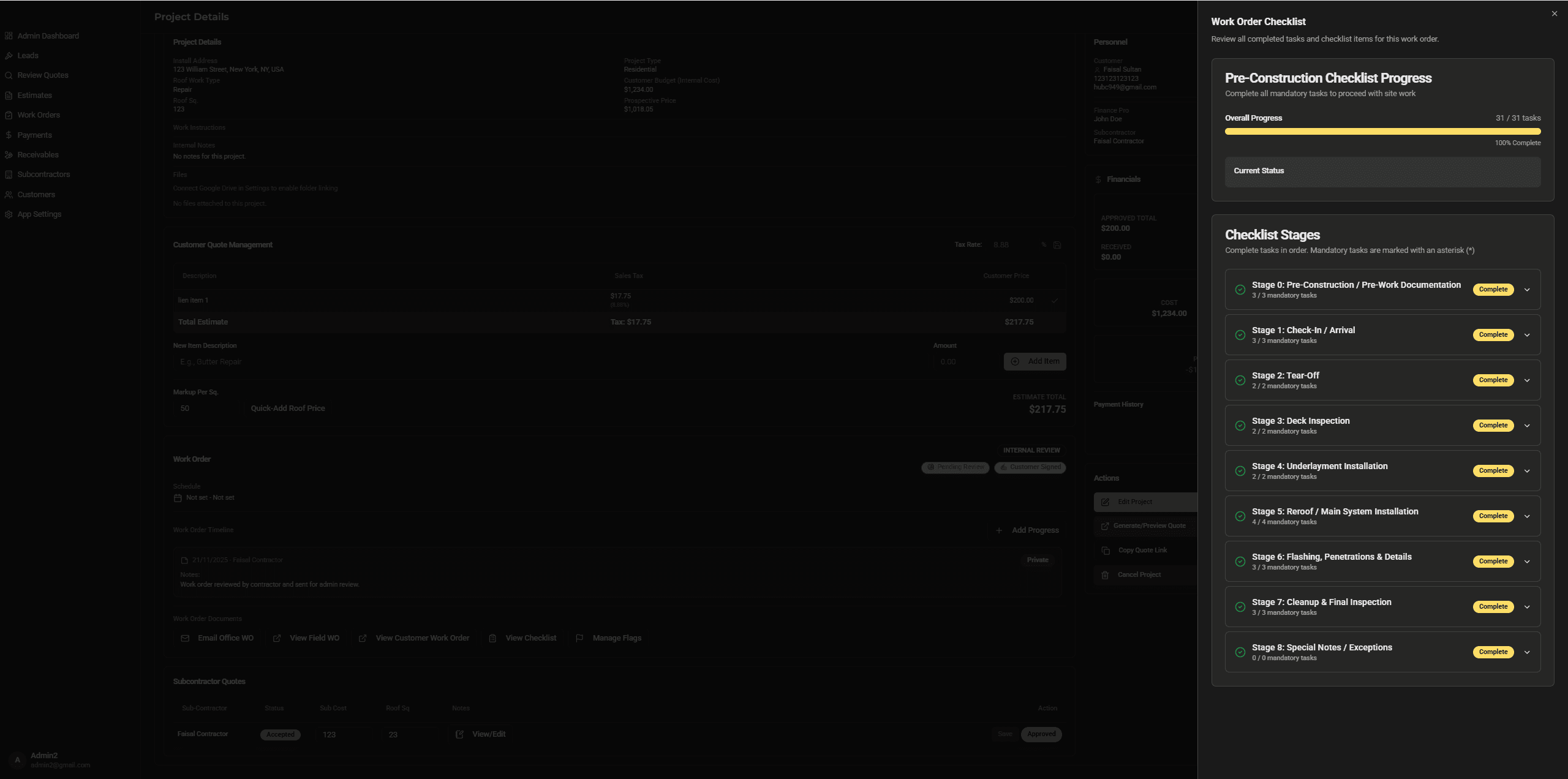 Subcontractor Bidding & Job Management Platform — screen 4