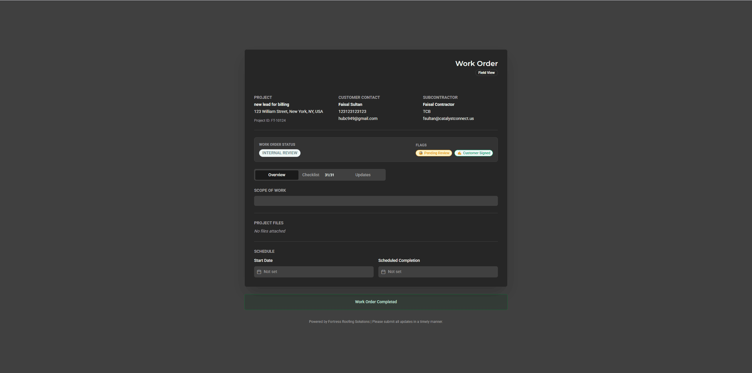 Subcontractor Bidding & Job Management Platform — screen 6