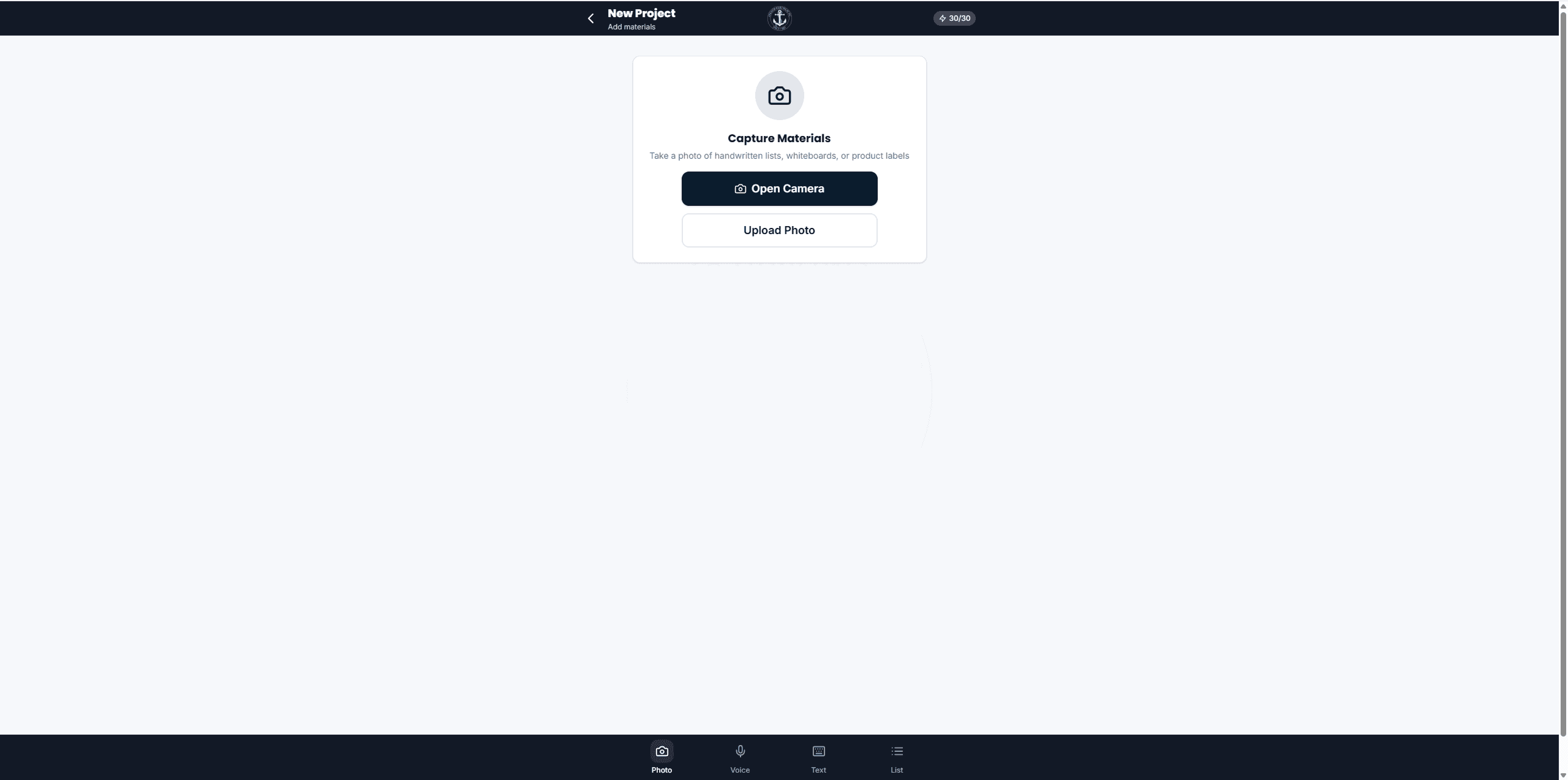 On-Site Estimation App with Live Home Depot Pricing — screen 3