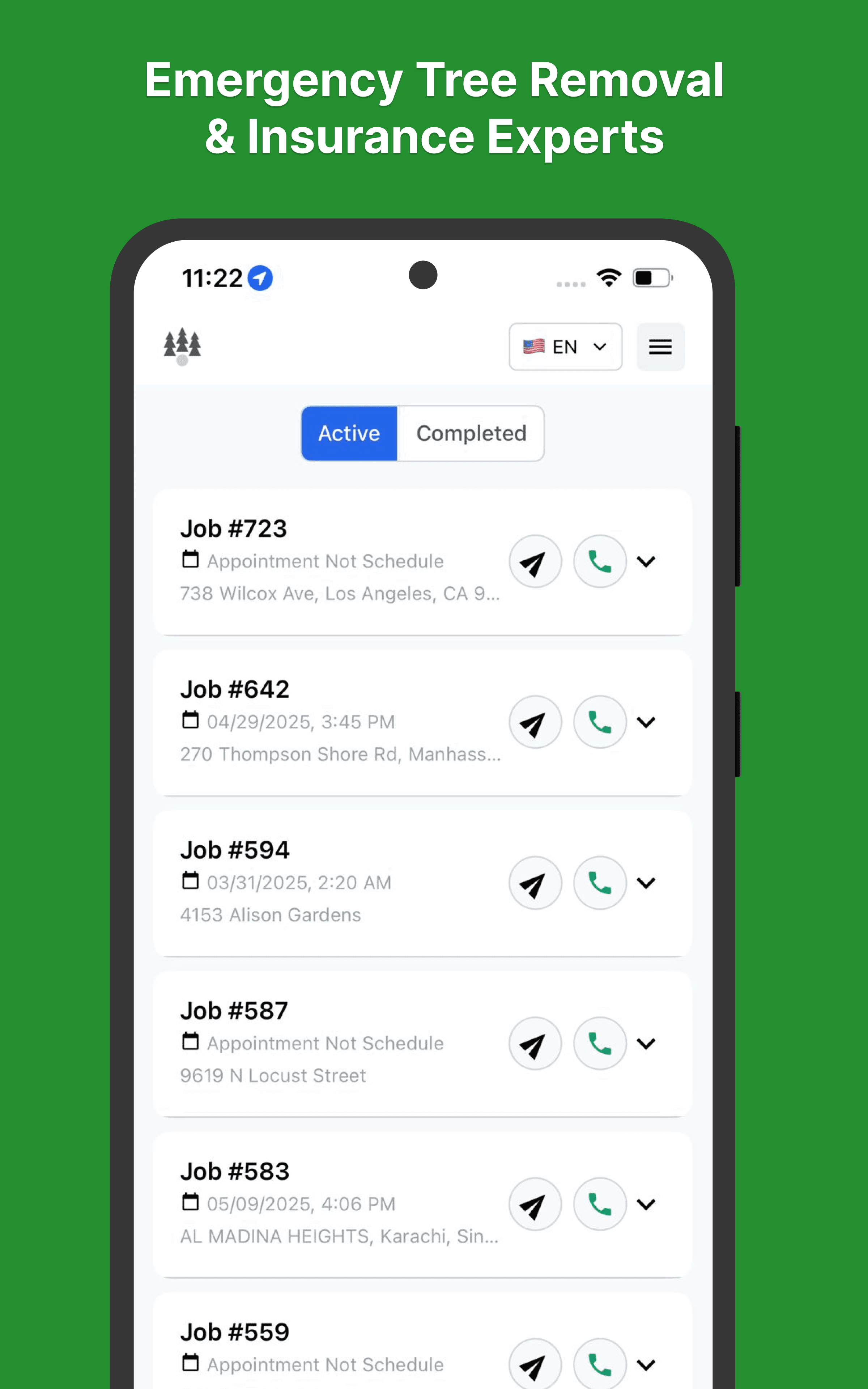 Emergency Dispatch & Field Job Tracking App — screen 4